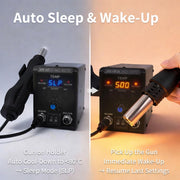 60W Digital Soldering Station product detail close up | Smaronics