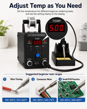 60W Digital Soldering Station real usage | Smaronics