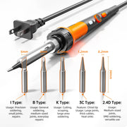 60w soldering iron feature close up view | Smaronics