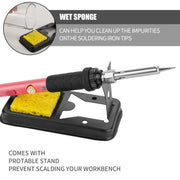 60w soldering iron kit clip and build detail | Smaronics