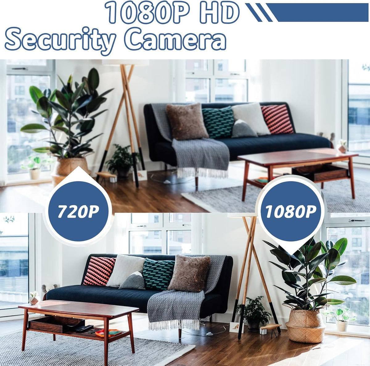 HKFUG H6 Power Bank WiFi IP Camera, Dual Band 1080P