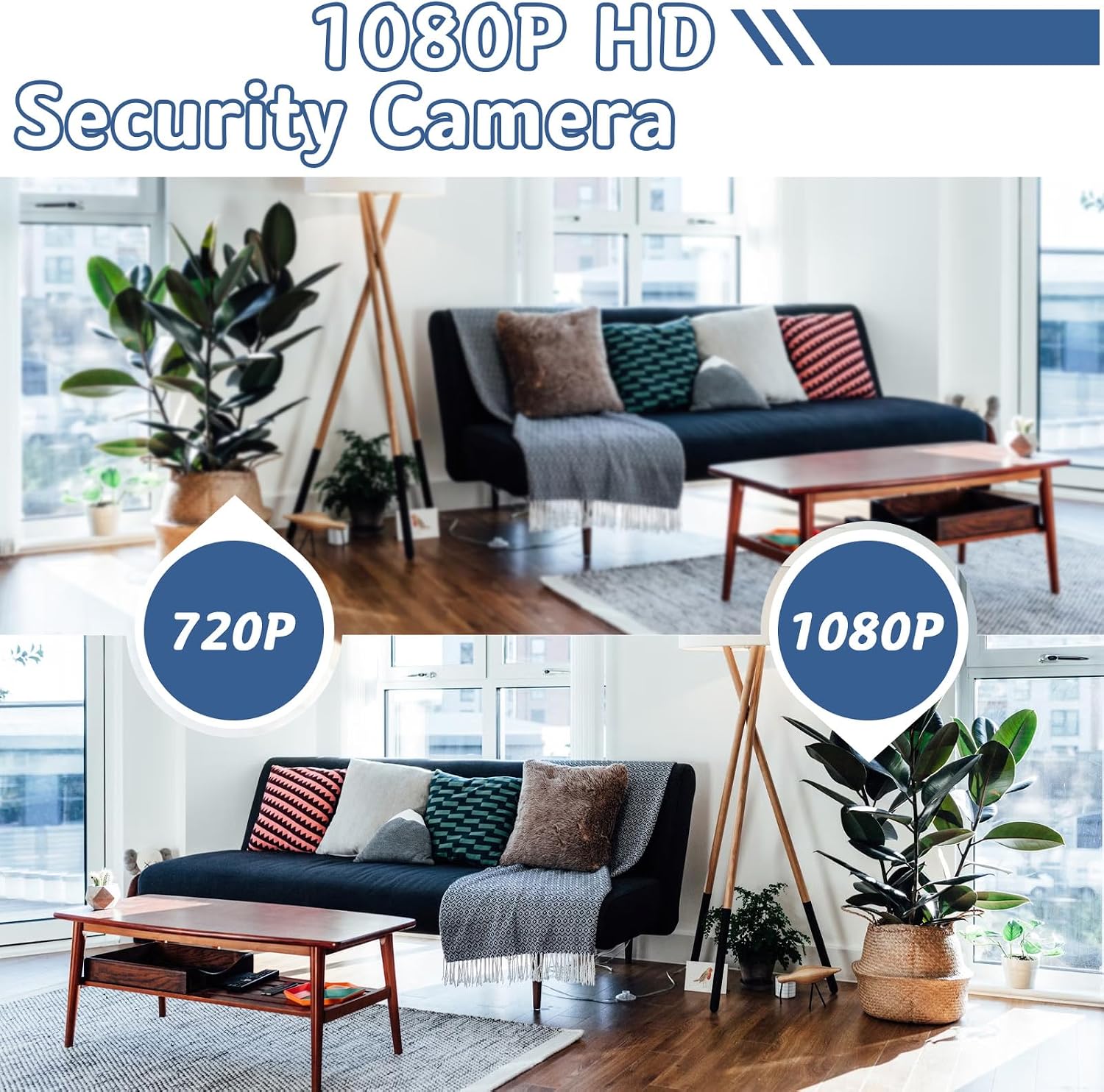 HKFUG H6 Power Bank WiFi IP Camera, Dual Band 1080P