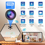 Wall Clock Mini Camera – 2MP WiFi Security Camera