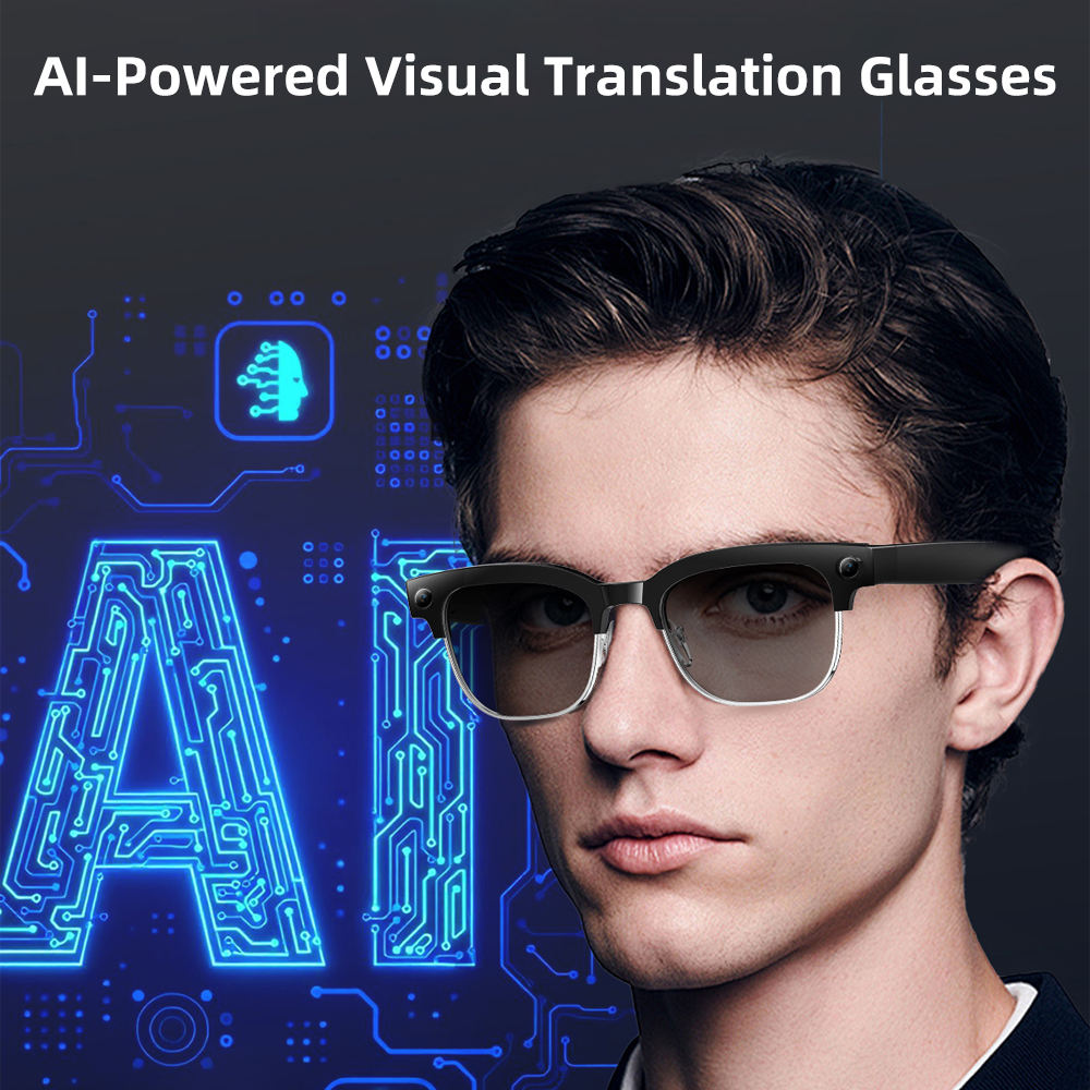 32MP AI Smart Glasses with 4K Video and Object Recognition