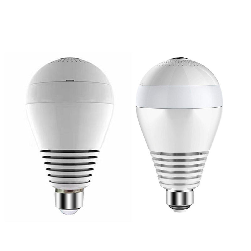 V9 WiFi Bulb Camera with 360 Degree View and Two Way Audio