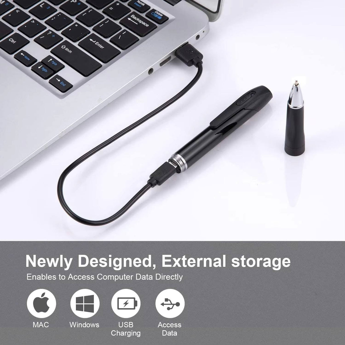 V8 Pen Camera with Night Vision and Built In Mic