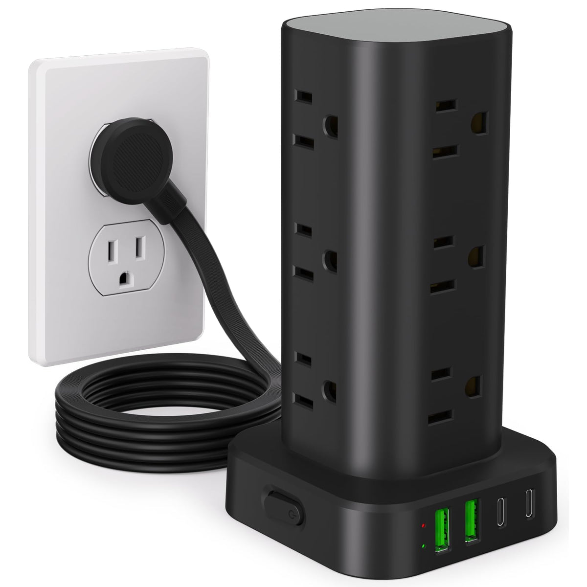 6FT Power Strip Tower Surge Protector image 10