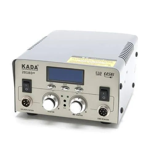 Kada 8586 2-in-1 SMD Rework Soldering Station - Hot Air Gun & Soldering Iron