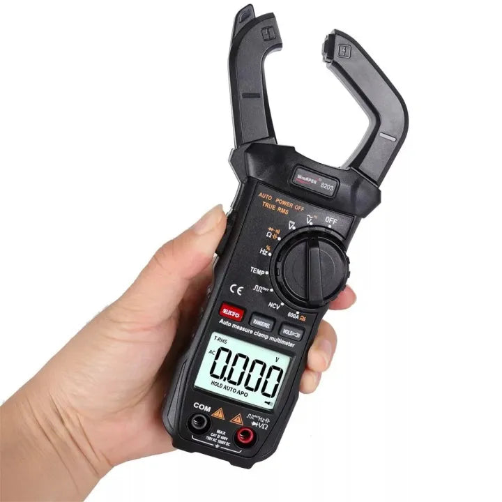 WinAPEX 8203 Mini Digital Clamp Meter - AC/DC Current Voltage, NCV, Temperature