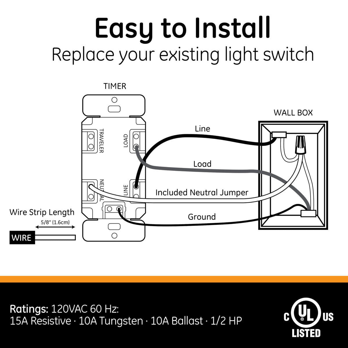 7-Day In-Wall Digital Timer Switch package contents view | Smaronics
