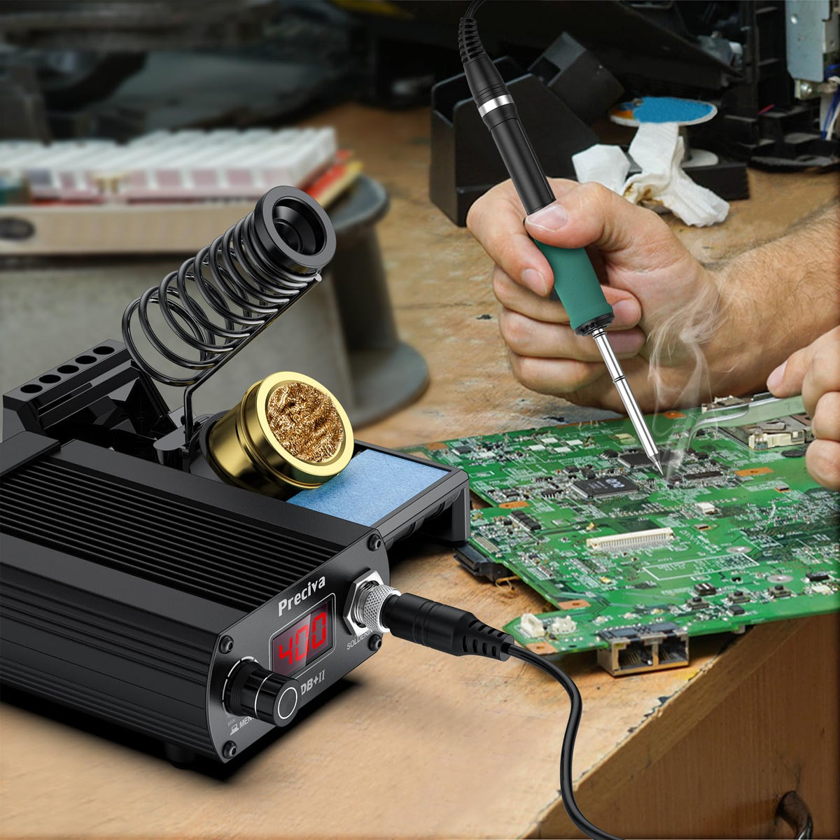 75W Soldering Station with Rapid Heating real usage | Smaronics