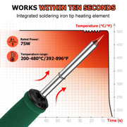 75W Soldering Station with Rapid Heating rear design | Smaronics