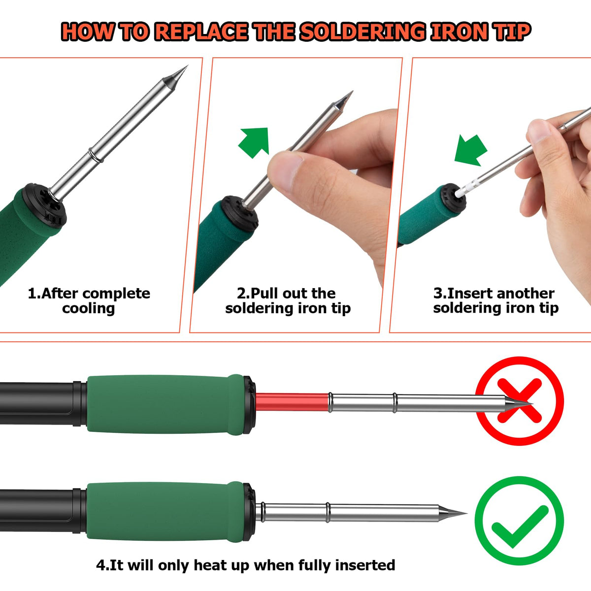 75W Soldering Station with Rapid Heating side profile | Smaronics