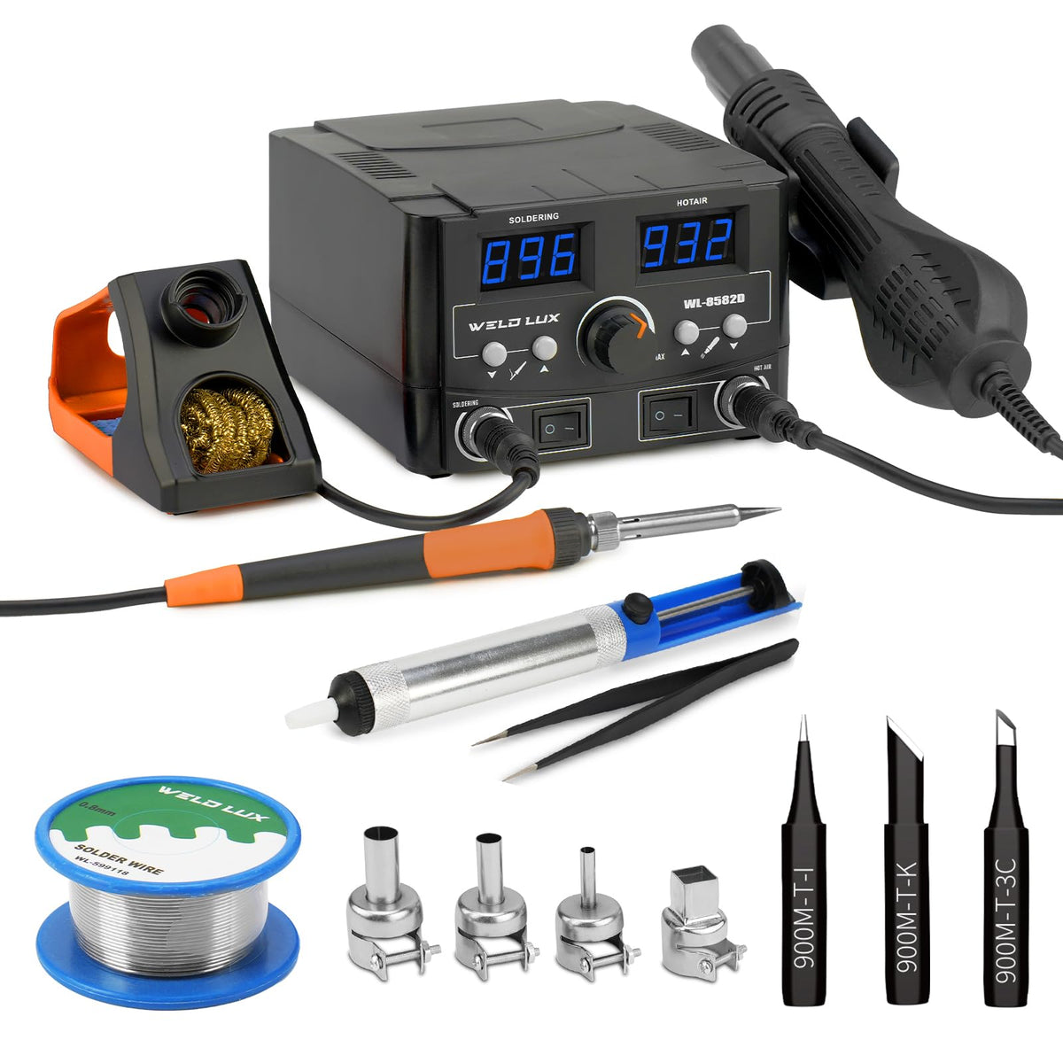 820W Digital Soldering Station Kit image 8