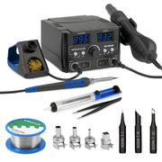 820W Digital Soldering Station Kit front angle | Smaronics