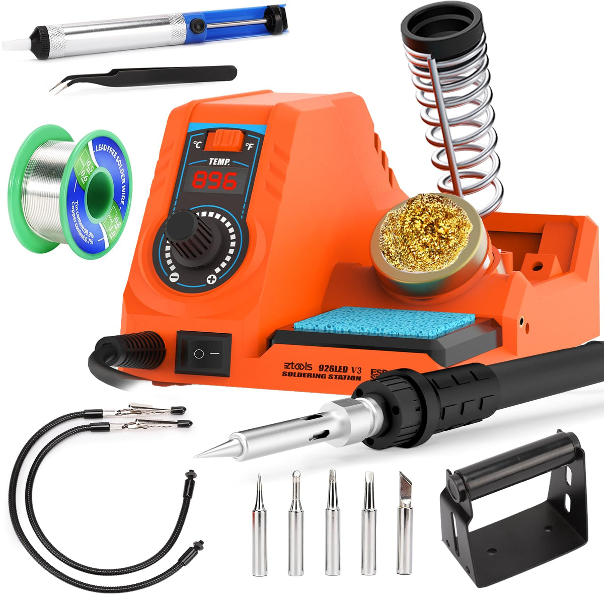 926LED V3 Soldering Station Iron Kit image 8