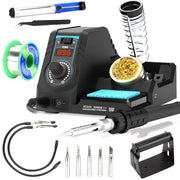 926LED V3 Soldering Station Iron Kit front angle | Smaronics
