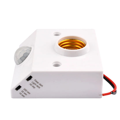 Smart Motion Sensor Light & Bulb Holder – Automatic PIR Sensor Holder E-27 Base