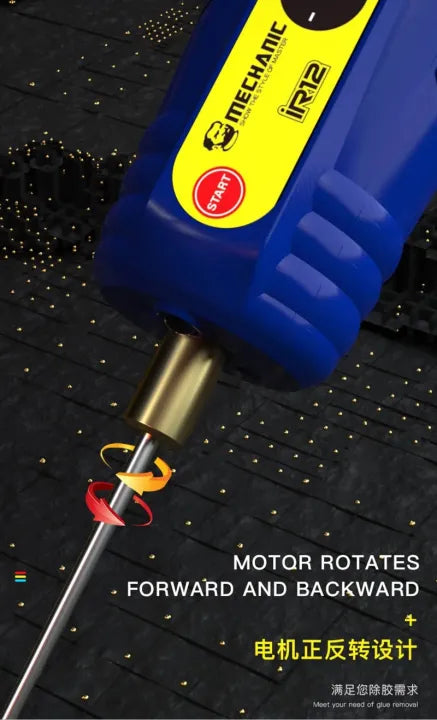 MECHANIC IR12 OCA Glue Remover Tool - Electric Adhesive Scraper for LCD Repair