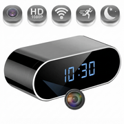 1080P WiFi Clock Camera with Motion Detection
