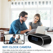 1080P WiFi Clock Camera with Motion Detection