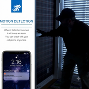1080P WiFi Clock Camera with Motion Detection