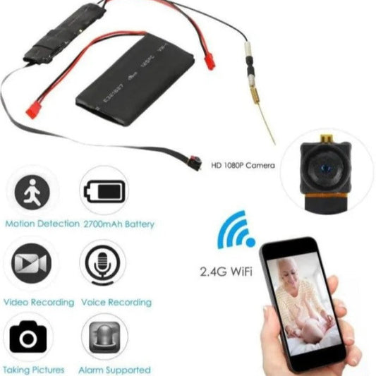 Hidden Strip Camera 1080p – Ultra-Slim WiFi Mini Strip Camera for Smart Security