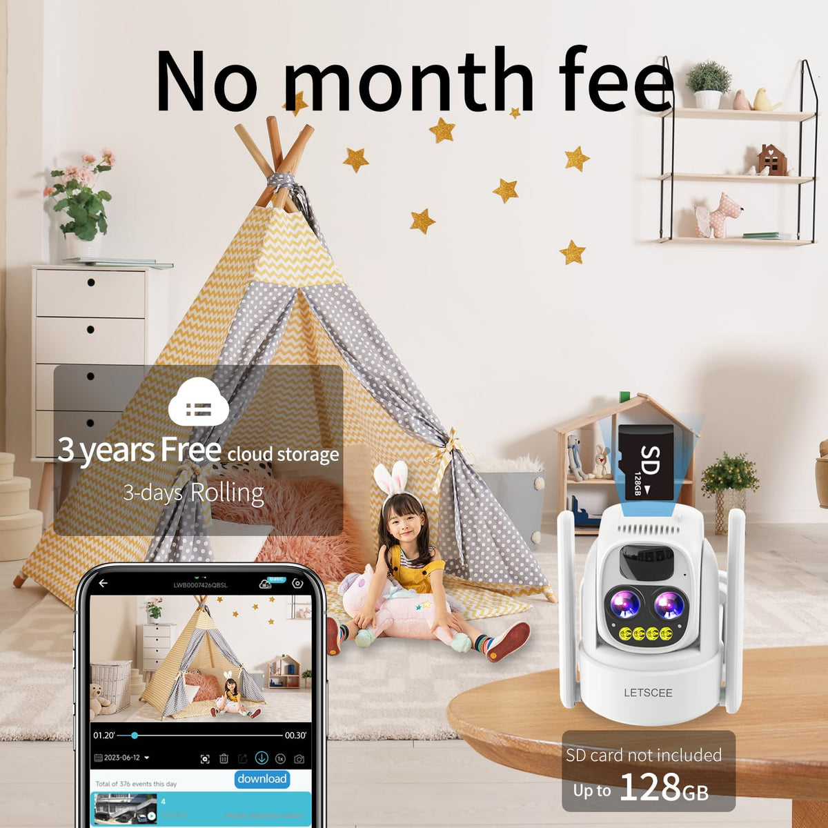 alexa security camera clip and build detail | Smaronics