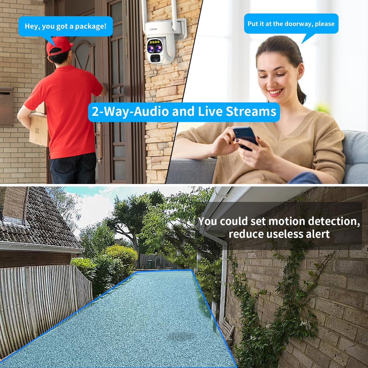 Alexa Security Camera with Night Vision image 8