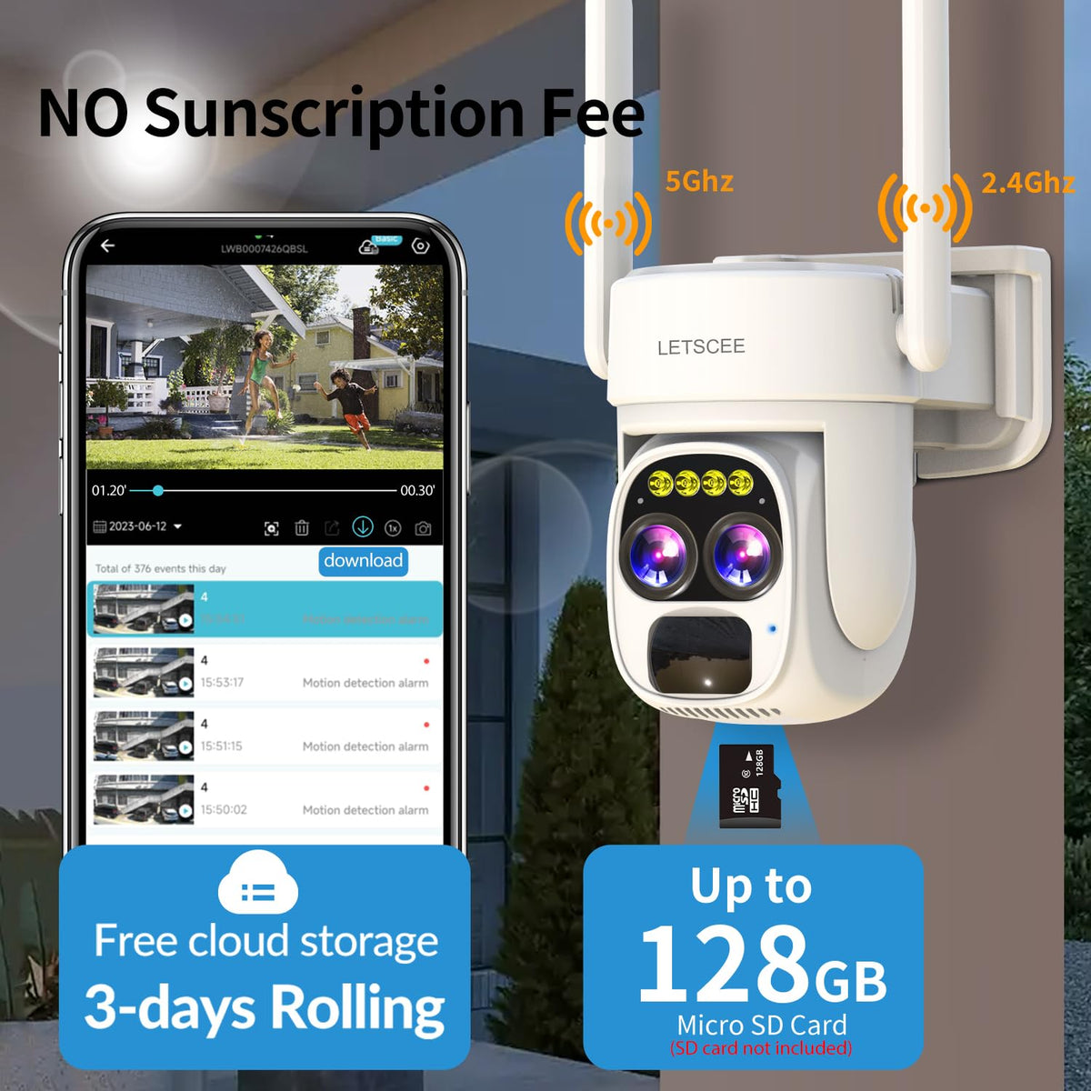 Alexa Security Camera with Night Vision image 9