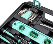 Amazon Basics 142-Piece Tool Kit feature close up view | Smaronics