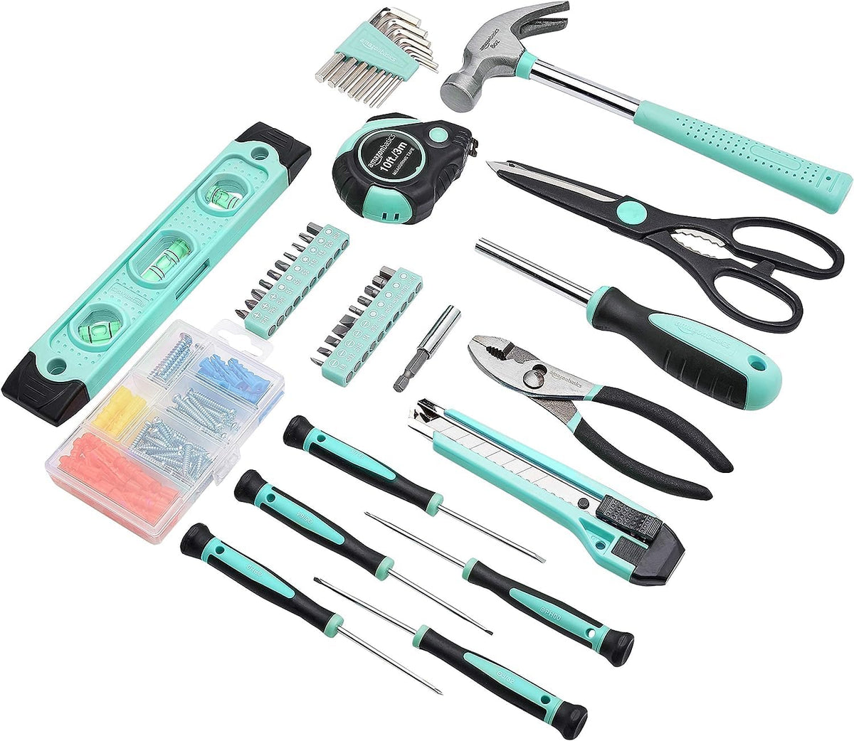 Amazon Basics 142-Piece Tool Kit rear design | Smaronics