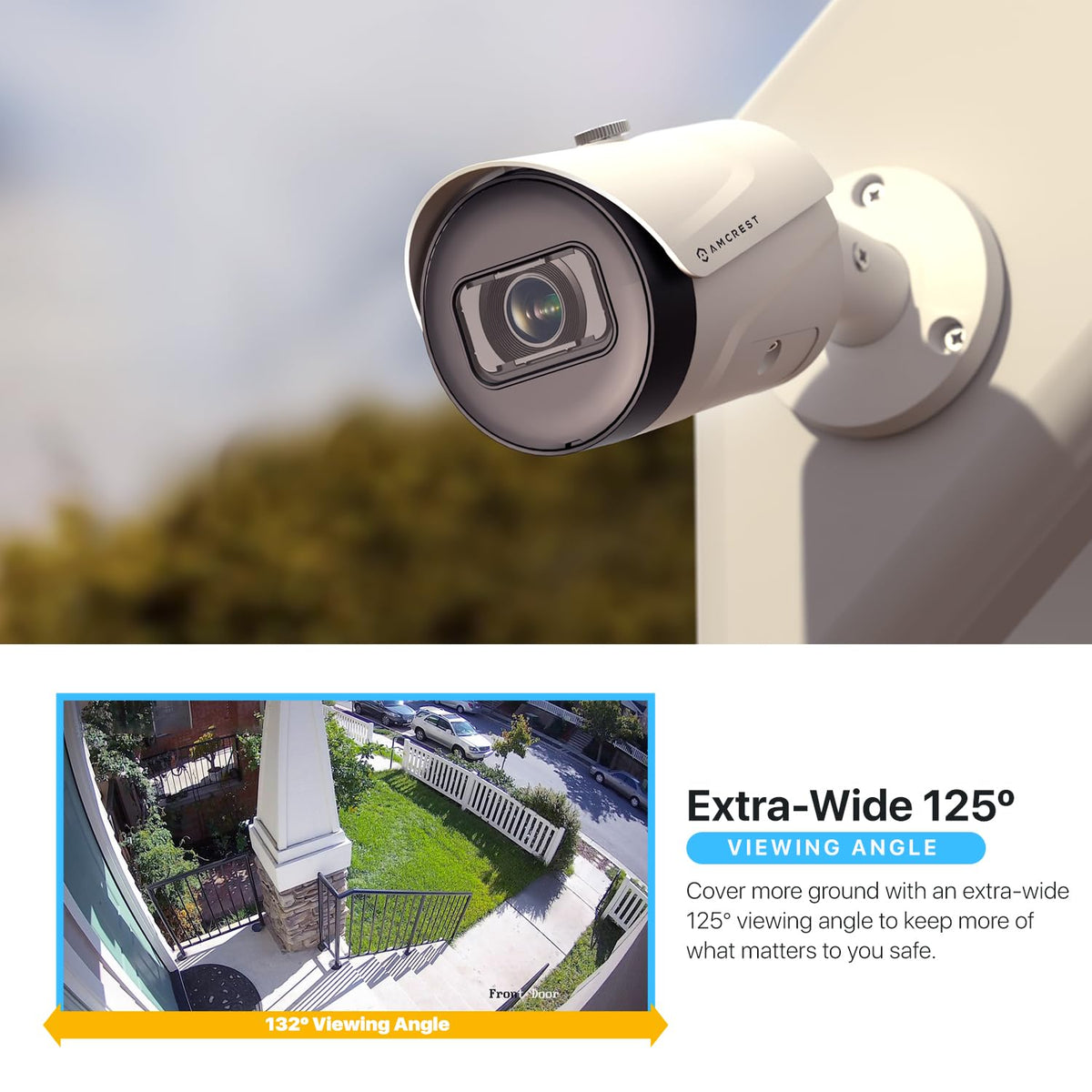 Amcrest 4K IP POE Camera clip and build detail | Smaronics