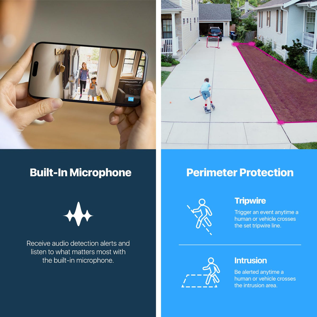 Amcrest 4K IP POE Camera feature close up view | Smaronics