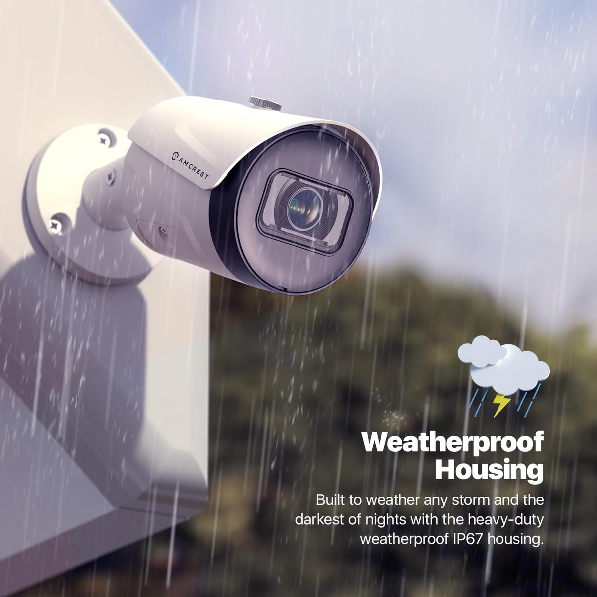 Amcrest 4K IP POE Camera package contents view | Smaronics