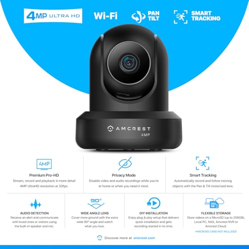 Amcrest ProHD Indoor WiFi Camera rear design | Smaronics