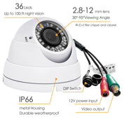 Analog CCTV Camera 1080P HD rear design | Smaronics