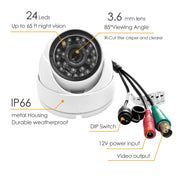Analog CCTV Camera 1080P HD rear design | Smaronics