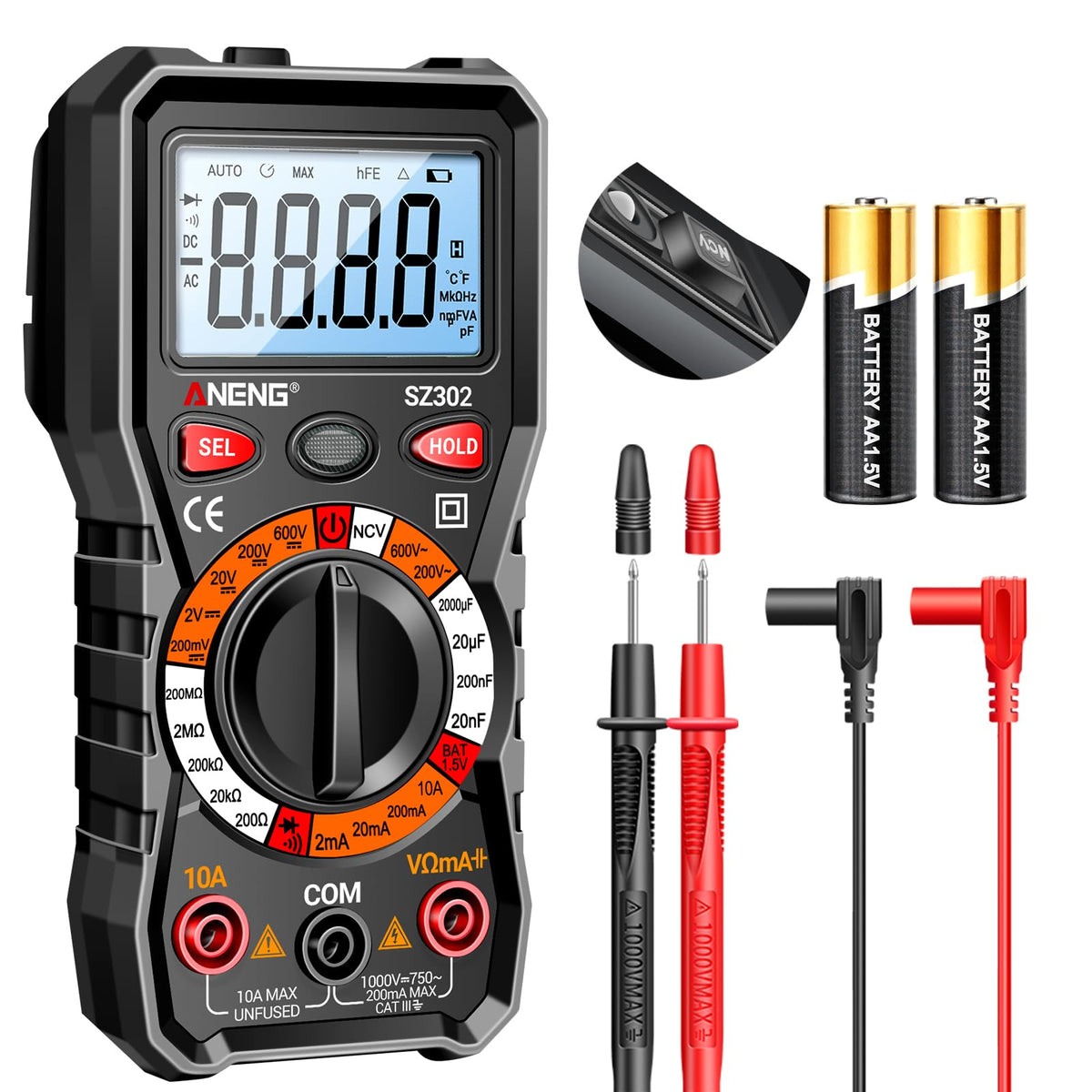 ANENG SZ301 Digital Multimeter image 8