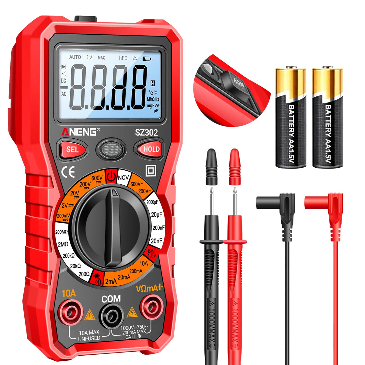 ANENG SZ301 Digital Multimeter image 9