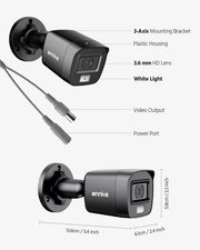 annke 1080p hd tvi security surveillance camera product detail close u
