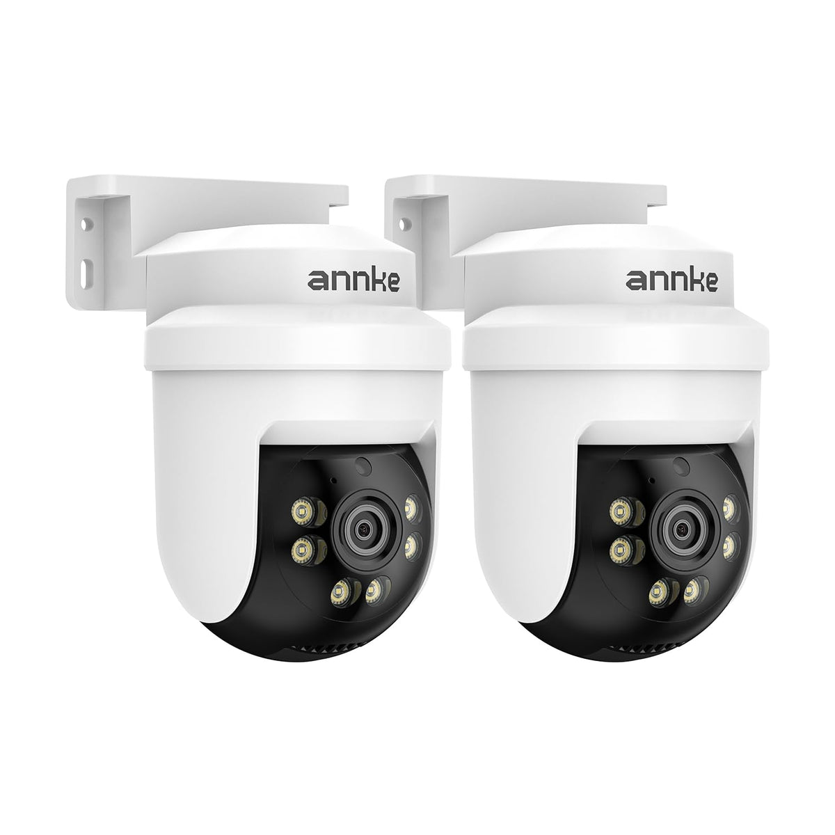 annke 2packs 5mp tvi cctv home surveillance pt camera front angle prod