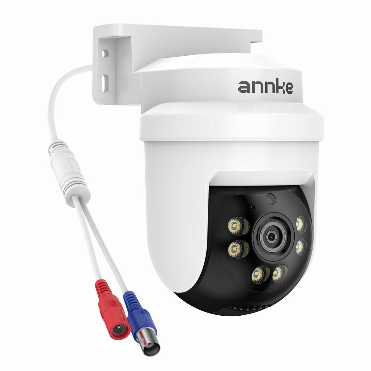 annke 5mp tvi cctv security dome pt wired camera front angle product v