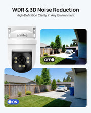 annke 5mp tvi cctv security dome pt wired camera package contents view