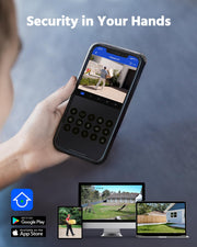 annke 8ch wired security camera system package contents view | Smaroni