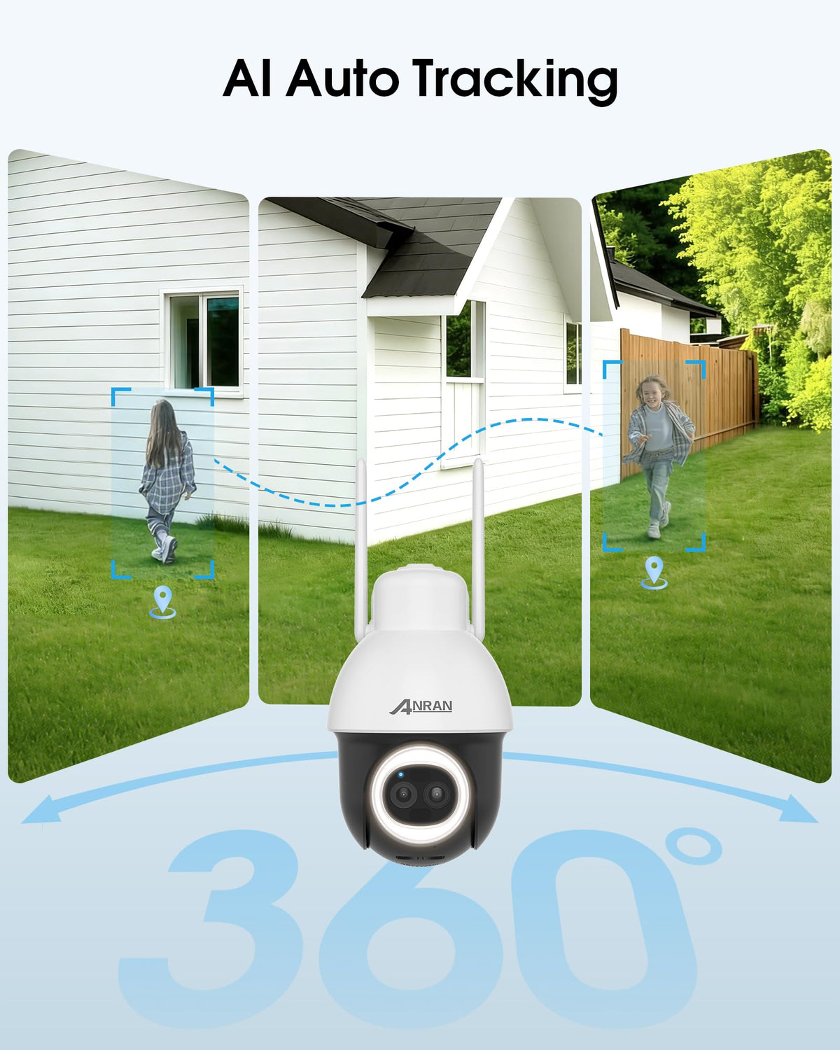 ANRAN 24/7 Solar Security Camera clip and build detail | Smaronics