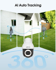 ANRAN 24/7 Solar Security Camera clip and build detail | Smaronics