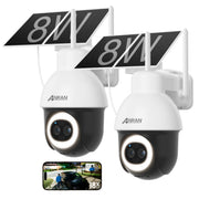 ANRAN 24/7 Solar Security Camera front angle | Smaronics