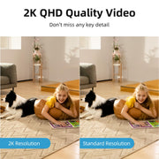 aosu 2K Indoor Camera side profile | Smaronics