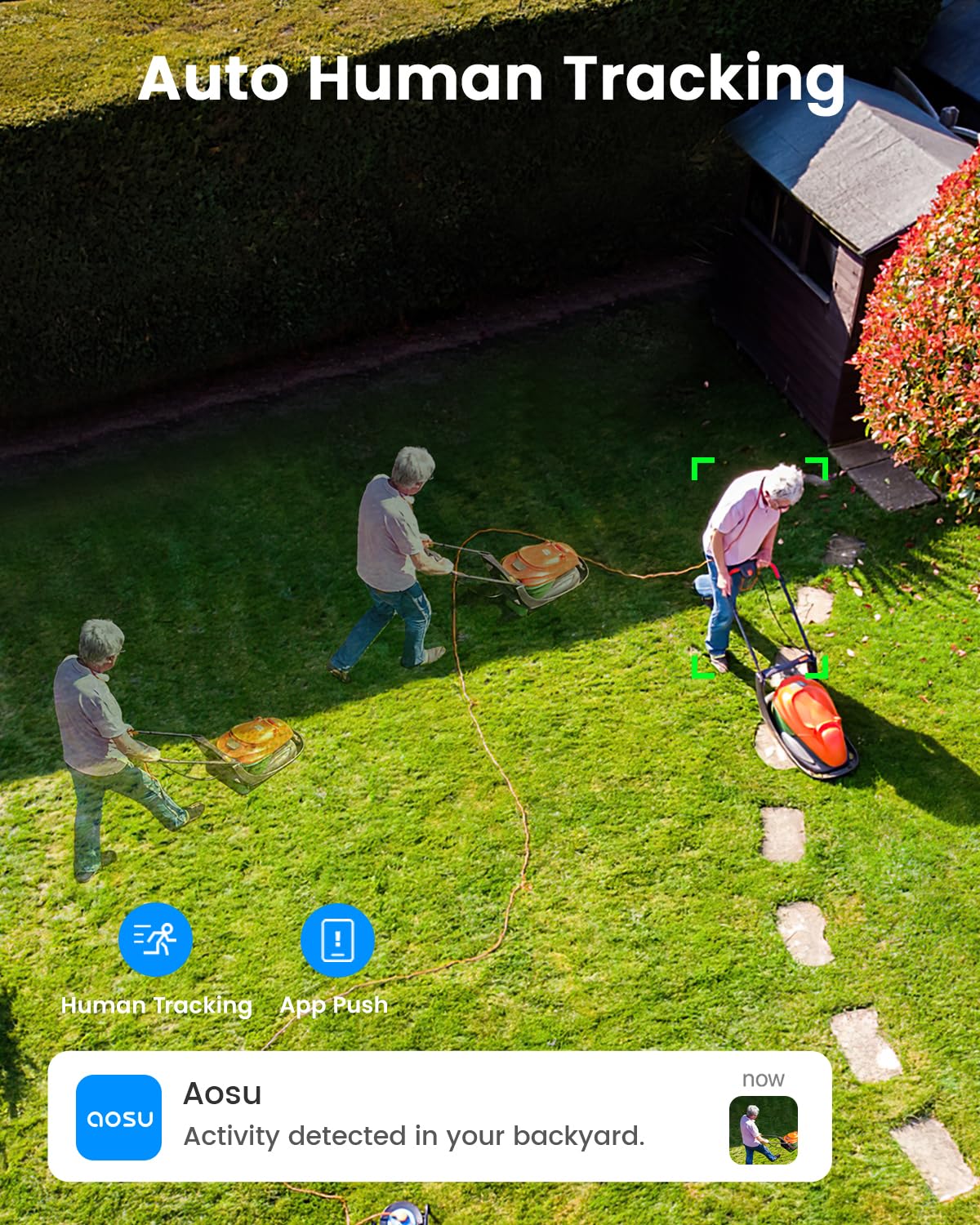 AOSU 3K 5MP Solar Security Camera image 4